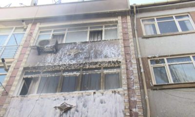 حريق مروع في مبني مكون 4 طوابق في اسطنبول (شاهد)