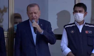 الرئيس أردوغان يعلن عن هذه المنطقة بانها منطقة منكوبة