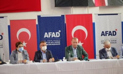 الرئيس التركي أردوغان يعلن عن أسماء الدول التي مدت يد العون للقضاء على الحرائق ويشكرها