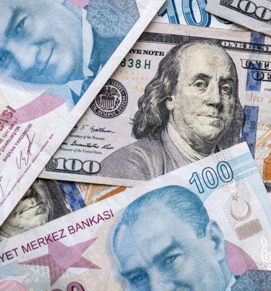 هبوط الليرة التركية مجدداً أمام الدولار واليورو اليوم