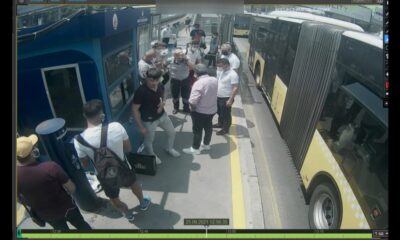 بالفيديو: حارس أمن يفقد عينه بسبب كمامة في محطة متروبوس بإسطنبول