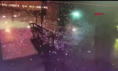 أضرار مادية جسيمة بسبب اندلاع حريق في مطعم في إسطنبول "فيديو"