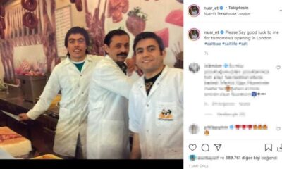 شيف تركي شهير يفتتح مطعمه في لندن، ويشارك صورة له خلال فترة تدريبه