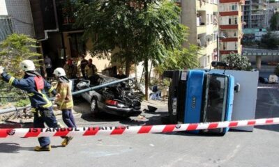 حادث مروع في وسط اسطنبول!