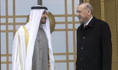 الرئيس أردوغان يهنئ بن زايد بالذكرى 50 لتأسيس دولة الإمارات