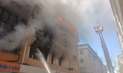 حريق وانفجارات ضخمة في مبنى مصنع بمدينة إسطنبول