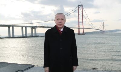 أردوغان يفتتح أطول جسر معلق في العالم