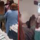 بسبب قطعة ملابس.. قتال بين سيدتين في مركز تجاري بإسنيورت (فيديو)