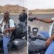 ظهور غريب.. "إمام الحرم المكي السابق" يرتدي الجينز ويقود دراجة "هارلي"