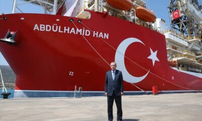 أردوغان يدشن أكبر سفينة تركية للتنقيب عن الطاقة بالمتوسط