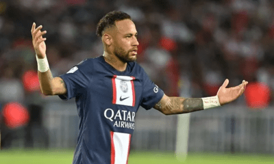 لاعب كرة القدم نيمار يثير الدهشة بفيديو له مع العلم التركي