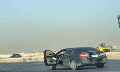 فيديو السائق المتهور بطريق السويس