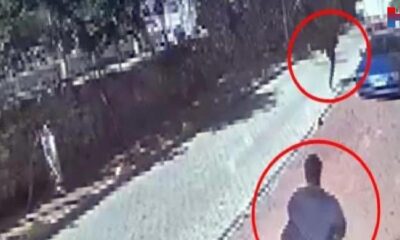 شاهد لحظة هروب المهاجمين الذين أطلقوا النار على الشرطة في قلب اسطنبول