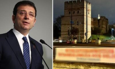 علقوها في جميع أنحاء اسطنبول! لافتة تثير غضب إمام أوغلو
