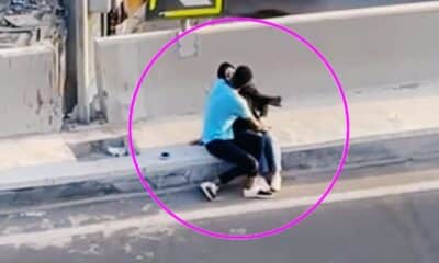 فيديو فتاه وشاب فوق كوبري الساحل