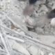 مشهد مفجع تحت الأنقاض! ضحى الأب بنفسه لإبقاء طفله على قيد الحياة