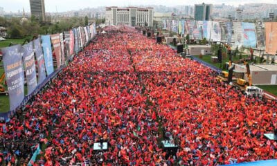 تجمع هائل لحضور خطاب أردوغان في قيصري.. وهذا ما صرح به