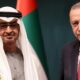 رئيس الإمارات يغرد باللغة التركية عقب لقائه أردوغان