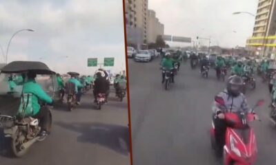 تشييع مهيب.. 200 درّاجة نارية في جنازة "ديلفري" سوري بأربيل (فيديو)