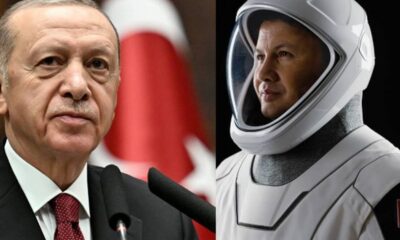 أردوغان يطمئن على أول رائد فضاء تركي بعد وصوله الأرض