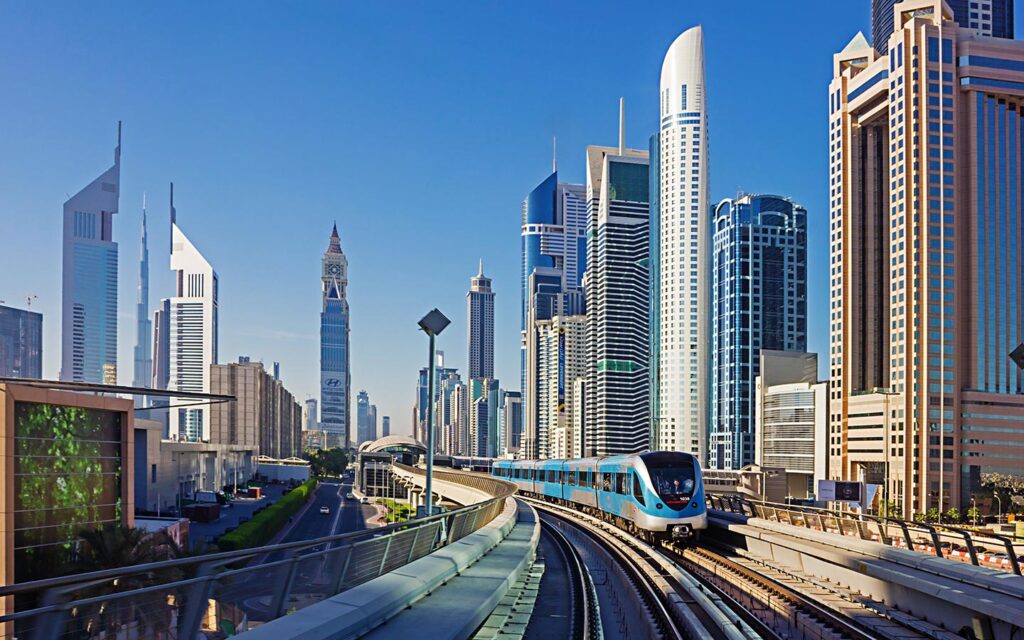 خريطة مترو دبي 2024