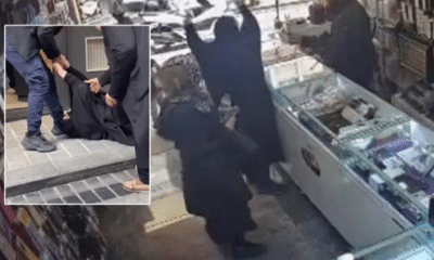 بسبب دولار ونصف.. غضب في تركيا بعد فيديو اعتداء صاحب محل على سيدة وسحلها وسط الشارع!