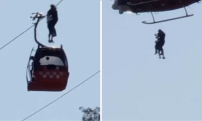 إنقاذ جميع المواطنين المحاصرين في حادث التلفريك في أنطاليا