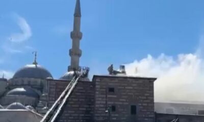 اندلاع حريق في السوق المصري التاريخي وسط اسطنبول
