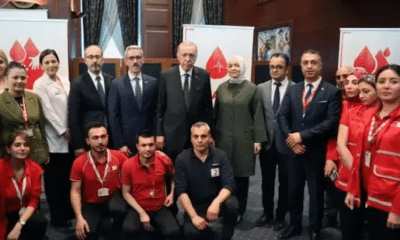أردوغان يدعو المواطنين الأتراك إلى التبرع بالدم