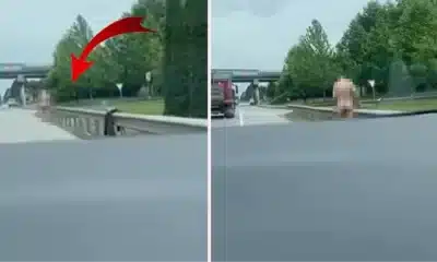 الشرطة التركية تلق القبض على رجل كان يتجول عارياً في إسطنبول (فيديو)