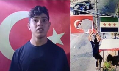 المخابرات التركية تعتقل 3 شبان استهدفوا العلم التركي شمالي سوريا