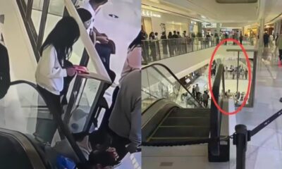 حادث مأساوي.. درج متحرك يودي بحياة امرأة شابة داخل مركز تسوق (فيديو)