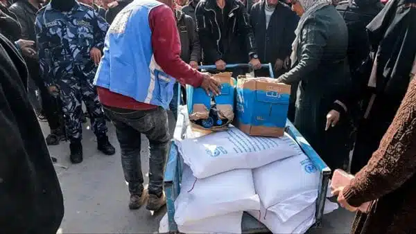 توزيع الطحين