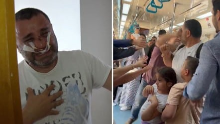أمام عيون طفليه: دنيز إروغلو يروي لحظات الرعب داخل مرمراي بعد تعرضه للضرب