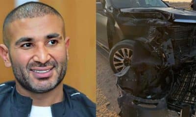 حقيقة حادث احمد سعد