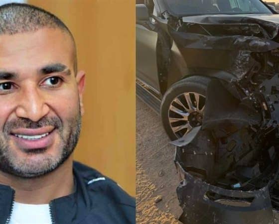حقيقة حادث احمد سعد