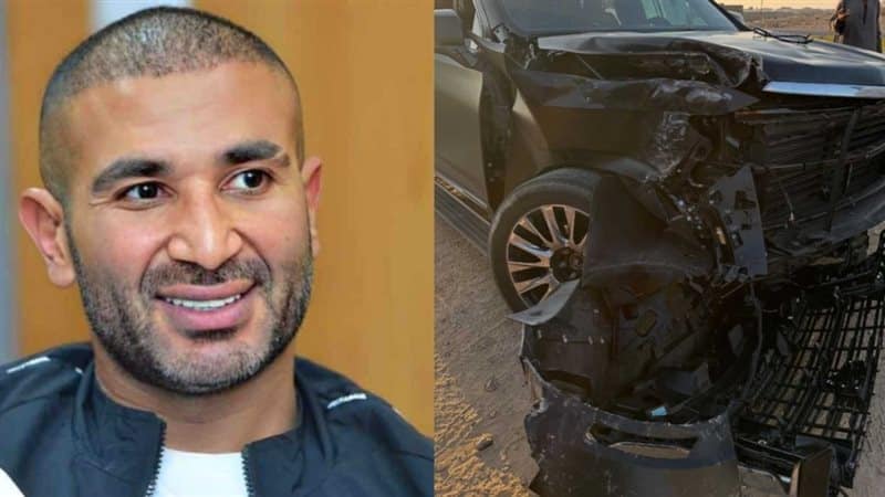 حقيقة حادث احمد سعد