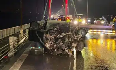 حادث مفجع على جسر السلطان محمد الفاتح في إسطنبول