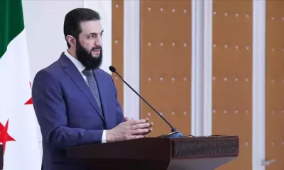 أول تصريح من الرئيس أحمد الشرع عقب الهجمات الاسرائيلية على سوريا