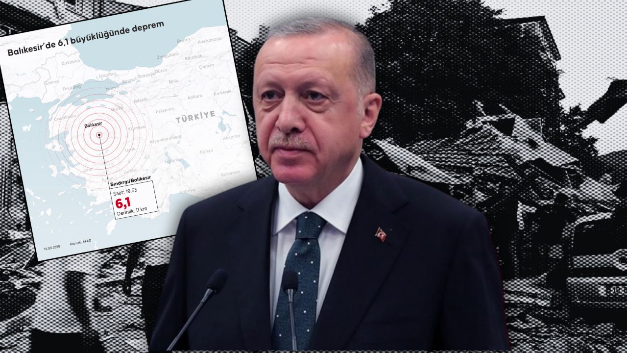الرئيس أردوغان يوجه رسالة عاجلة بعد زلزال باليكسير العنيف