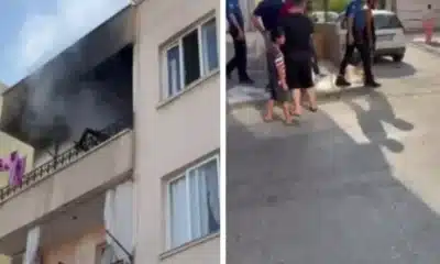 تركيا.. مستأجر يشعل النار في شقته، والسبب غير معقول