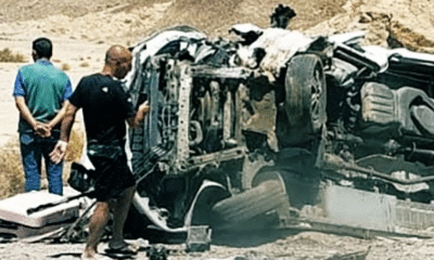 حادث سير الوفد القطري بشرم الشيخ