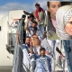 سمية أردوغان بيرقدار تستقبل نشطاء “أسطول الصمود” في مطار إسطنبول
