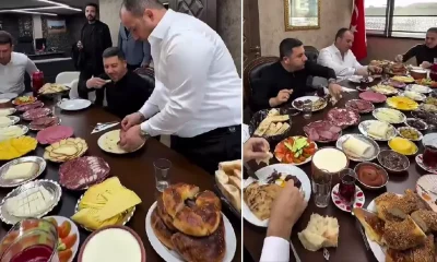 فيديو إفطار فاخر لرئيس بلدية تركية يثير غضبًا واسعًا: "الناس يأكلون الخبز الجاف!"