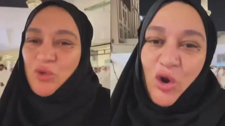 مؤثرة تركية تثير الغضب بوصف "رجال وسيمين" حول الكعبة