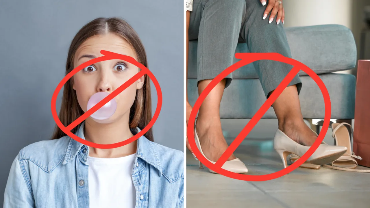 من مضغ العلكة إلى ارتداء الكعب العالي.. 15 حظرًا لن تصدق وجودها في عدة دول!