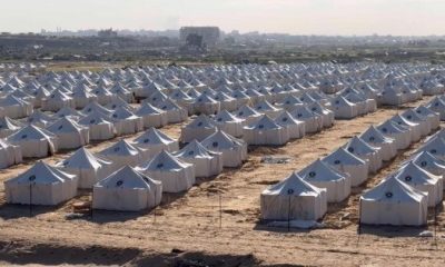 فتح رابط تسجيل الشوادر وأعمال ترميم الخيم لمتضرري قطاع غزة