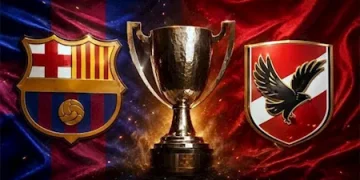 مباراة برشلونة والاهلي الآن بث مباشر بدون تشويش كورة جول