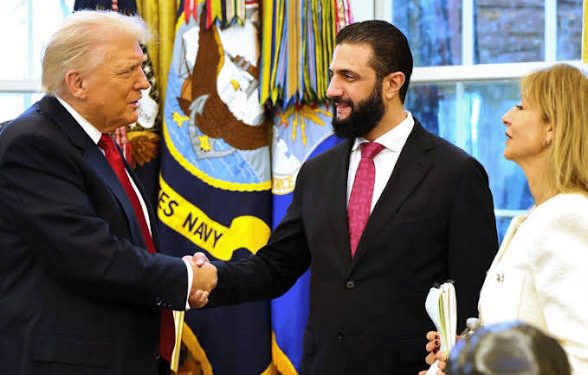 أحمد الشرع يكشف حوارًا طريفًا مع ترامب بسبب الجولان.. ماذا قال؟